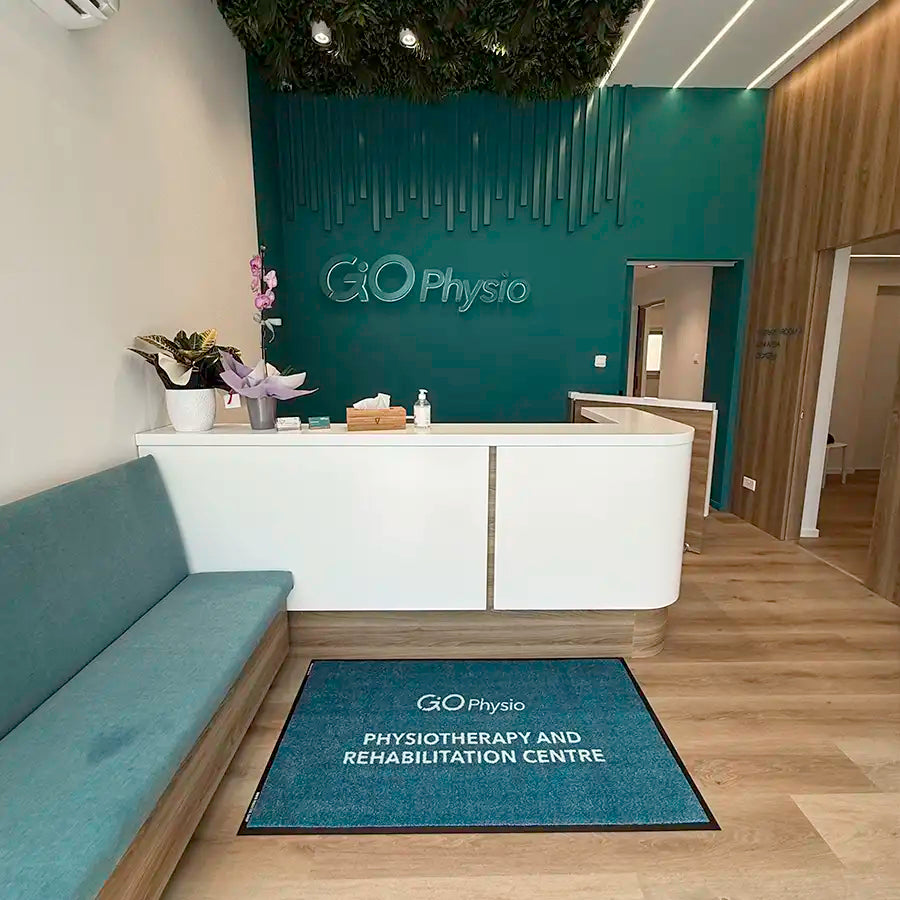 Χαλάκι Εσωτερικού Χώρου με Λογότυπο για Επιχειρήσεις