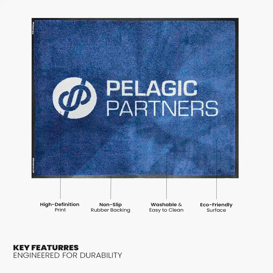 Χαλάκι Εσωτερικού Χώρου με Λογότυπο για Επιχειρήσεις